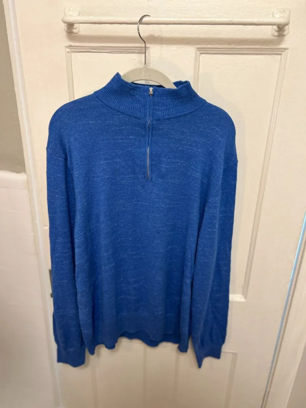 Blue J. Crew quarter zip
